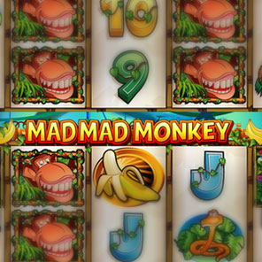 В азартный аппарат Mad, Mad Monkey можно играть без скачивания без смс без регистрации бесплатно онлайн в режиме демо