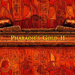 В эмулятор игрового автомата Pharaons Gold II можно поиграть онлайн без смс бесплатно без регистрации без скачивания в версии демо