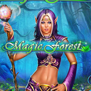 В эмулятор игрового аппарата Magic Forest можно сыграть онлайн без смс без регистрации бесплатно без скачивания в режиме демо
